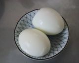 雑煮に飽きたら★餅（餡餅）の卵サラダかけ作り方1写真
