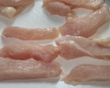 天かす使用！ザクザク鶏むね唐揚げ作り方1写真