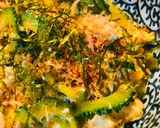 鶏肉＆豆腐の玉子ゴーヤーチャンプルー作り方3写真