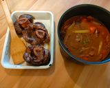 仔牛の骨付きスネ肉で作るビーフシチュー作り方8写真