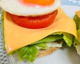 マフィンでハンバーガーとエッグバーガー作り方7写真