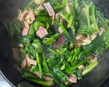 ほうれん草とベーコンとしめじの和風パスタ作り方5写真