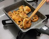 れんこんと鶏肉の甘酢弁当作り方6写真