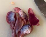 砂肝と根菜のホロホロどて煮風（味噌煮込み作り方1写真