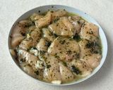 鶏むね肉で柔らか~いバジルチキン作り方1写真