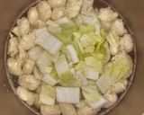 袋でタネ作り♪鶏団子の春雨スープ作り方5写真