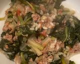 ウスパナク　イエメーイ ほうれん草料理作り方3写真