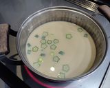 オクラ入り豆乳お味噌汁作り方4写真