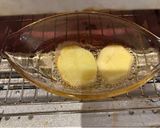鶏皮煎餅の脂でついで揚げ焼き(ポテト)作り方5写真