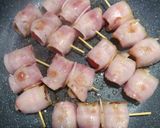 ミニトマトのベーコン巻き作り方2写真