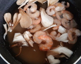 ヨウサマの減塩舞茸と海老の餡掛け豆腐作り方2写真