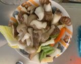 お一人様梅チャップ味根菜たっぷり野菜炒め作り方10写真