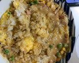レンジ簡単洋風クリーミー麻婆味炒飯弁当作り方11写真