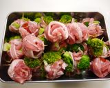 簡単！肉巻きブロッコリーの焼きチーズ作り方2写真