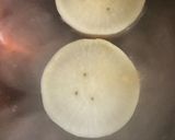 簡単　おでん　石油ストーブで作り方1写真