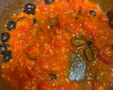ミニトマトのプッタネスカ（ジョジョ飯）作り方8写真