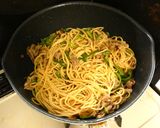 チンジャオロース風パスタ作り方5写真