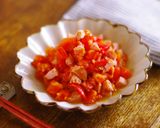 レンジで★ソーセージとトマトの和え物作り方7写真