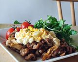 大人気ラム肉と舞茸南蛮タルタル☆風邪予防作り方3写真