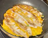 水菜と豚のキムチチーズチヂミ作り方4写真