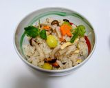 銀杏入りきのこご飯作り方5写真