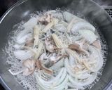今日の晩御飯!簡単!豚肉ときのこの卵あんかけ作り方2写真