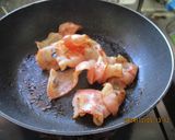 薄味😋えのきとほうれん草ベーコン炒め作り方1写真
