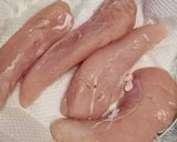 鶏ささみハニーバター醤油☆夕食お弁当作り方1写真