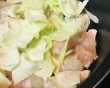 鶏肉&キャベツのソース炒め作り方1写真