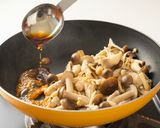 きのこの焦がししょうゆバターご飯作り方4写真