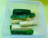 ＊きゅうりの塩麹はちみつ漬け＊作り方1写真