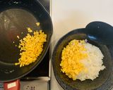【お弁当にも】牛そぼろと炒り卵の2色丼作り方2写真
