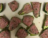 簡単　ピーマンの肉詰めあんかけ作り方4写真