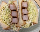 盛り盛りカツサンド(トンカツリメイク)作り方8写真