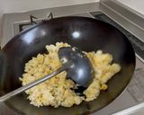 福岡のうどん屋のアレ、博多かしわ飯風炒飯作り方6写真