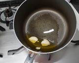 焼き茄子と練りごまペーストのパスタ作り方4写真
