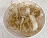 鶏とキノコのソテー♪ひらひらごぼうのせ作り方2写真
