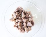 おつまみに【砂肝のにんにくネギ塩炒め】作り方2写真