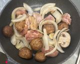 チキンのブルーチーズクリームソース煮作り方4写真
