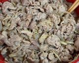 豚肉と糸こんのネギまぶしdeしぐれ煮風♪作り方3写真