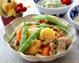 うちの味☆味噌でコク旨♪我が家の肉じゃが作り方73写真