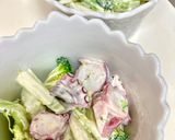 たことセロリとブロッコリーのマヨサラダ作り方4写真