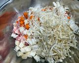 平日の作り置き準備⭐︎ミンチと好きな野菜で作り方1写真