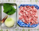 簡単今夜の夕飯！豚しゃぶ梅ぼしポン酢和え作り方1写真