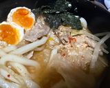 卵と野菜多めのチゲうどん作り方4写真