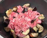 3歳と食べる＊茄子と豚こまの照り焼き作り方4写真