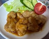 煮込むチキン南蛮にいぶりがっこタルタル作り方5写真