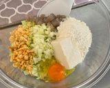 とろふわお好み焼き（たこ焼き粉使用）作り方2写真