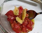 カツオの香味トマト和え作り方2写真