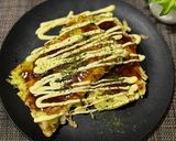 簡単 キャベツとちくわの一人前お好み焼き作り方7写真